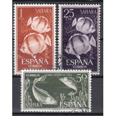Sahara Correo 1962 Edifil 209/11 usado