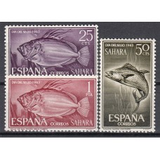 Sahara Correo 1963 Edifil 222/24 usado