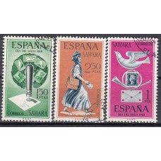 Sahara Correo 1968 Edifil 268/70 usado