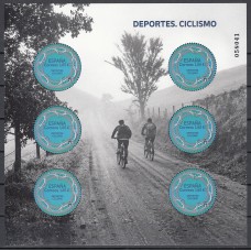 España II Centenario Correo 2023  Edifil 5673 Minipliego 100 ** Mnh Minipliego Ciclismo