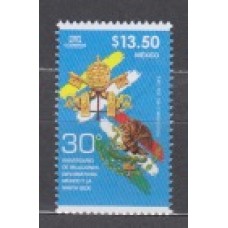 Mexico Correo 2022 Yvert 3372 ** Mnh Relacion con Vaticano