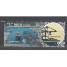 Mexico Correo 2022 Yvert 3359 ** Mnh Puertos Maritimos - Barcos