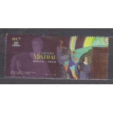 Mexico Correo 2022 ** Mnh Gabriela Mistral