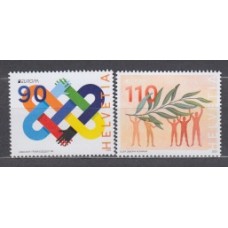 Suiza Correo 2023 Yvert 2769/70 ** Mnh Europa