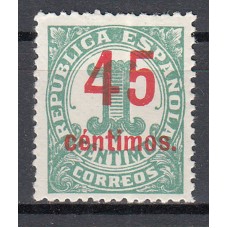 España Sueltos 1938 Edifil 742 Cifras * Mh