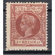 Cuba Sueltos 1898 Edifil 155 ** Mnh