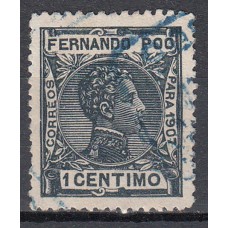 Fernando Poo Sueltos 1907 Edifil 152 Usado