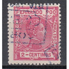 Fernando Poo Sueltos 1907 Edifil 153 Usado
