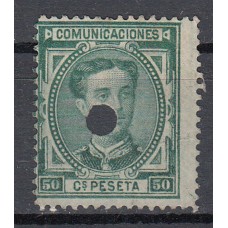 España Taladrados 1876 Edifil 179