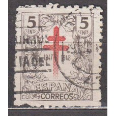 España Sueltos 1947 Edifil 1017 usado Pro tuberculosos