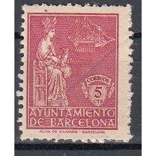 Barcelona Correo 1944 Edifil 63 SH ** Mnh Virgen de la Merced