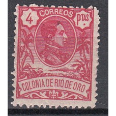 Rio de Oro Sueltos 1909 Edifil 52 ** Mnh Pequeña doblez