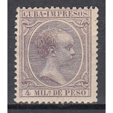 Cuba Sueltos 1891 Edifil 122 * Mh