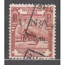 Marruecos Sueltos Telegrafos Edifil 34 usado