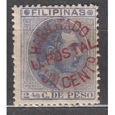 Filipinas Sueltos 1881 Edifil 66AX ** Mnh
