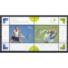 Estonia - Hojas Yvert 56 ** Mnh Deportes - Tenis