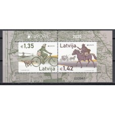 Letonia Hojas Yvert 44 ** Mnh Europa