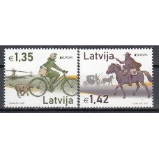 Letonia Correo 2020 Yvert 1079/80 ** Mnh Europa