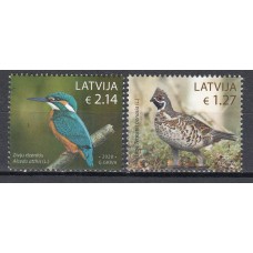 Letonia Correo 2020 Yvert 1083/84 ** Mnh Fauna - Aves