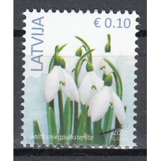 Letonia Correo 2020 Yvert 1086 ** Mnh flores