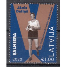 Letonia Correo 2020 Yvert 1089 ** Mnh Deportes - Atletismo