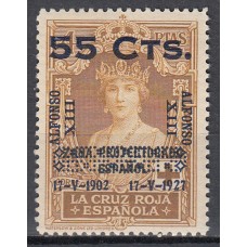 España Sueltos 1927 Edifil 392 ** Mnh - Coronación colonias