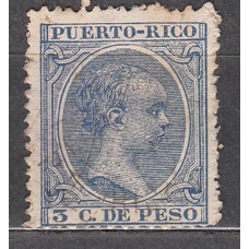 Puerto Rico Sueltos 1890 Edifil 79 usado