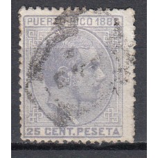 Puerto Rico Sueltos 1880 Edifil 38 usado