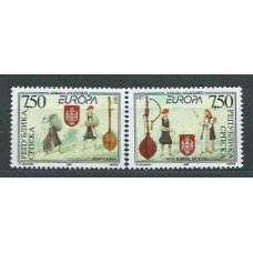 República Serbia (de Bosnia) - Correo Yvert 105/6 ** Mnh Música