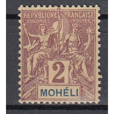 Moheli Correo Yvert 2 (*) Mng