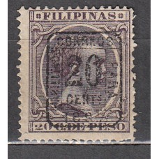 Filipinas Sueltos 1898 Edifil 130 H * Mh