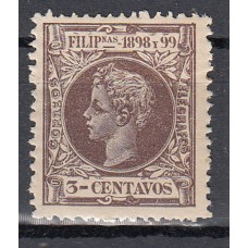 Filipinas Sueltos 1898 Edifil 138 * Mh