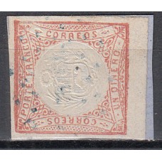 Peru Correo 1862 Yvert 8 usado