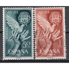 Sahara Correo 1963 Edifil 220/1 usado