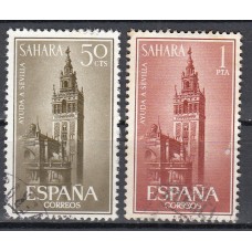 Sahara Correo 1963 Edifil 215/6 usado