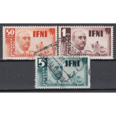 Ifni Correo 1951 Edifil 73/75 Usado