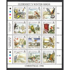 Guernsey Correo 1990 Yvert 503/14 ** Mnh Fauna - Aves