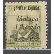 Locales Patrióticos Málaga 1937 Edifil 22 ** Mnh