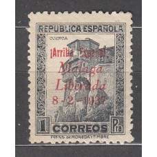 Locales Patrióticos Málaga 1937 Edifil 23 * Mh