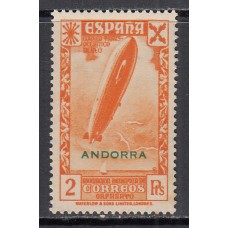 Andorra Española Sueltos Beneficencia Edifil 6 (*) Mng