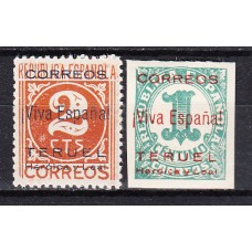 Locales Patrióticos Teruel 1937 Edifil 1/2 ** Mnh