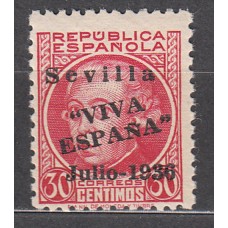 Locales Patrióticos Sevilla 1936 Edifil 25 ** Mnh