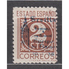 Locales Patrióticos Sevilla 1938 Edifil 82 * Mh