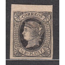 Cuba Correo 1862 Edifil 11 * Mh Lujo Esquina de pliego