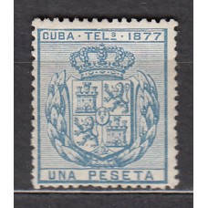 Cuba Sueltos Telegrafos Edifil 38 (*) Mng