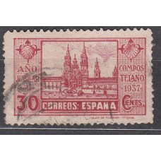 España Sueltos 1937 Edifil 834 usado Año Jubilar
