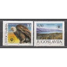 Yugoslavia Correo 1990 Yvert 2317/18 ** Mnh  Fauna - Aves