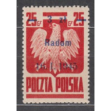 Polonia - Correo 1945 Yvert 439 * Mh