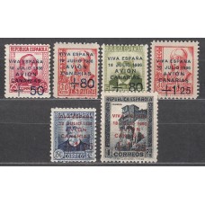 Canarias Correo 1937 Edifil 14/9 * Mh