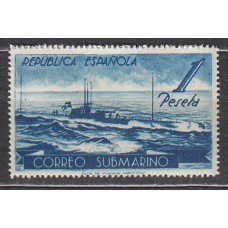 España Sueltos 1938 Edifil 775 ** Mnh Submarino